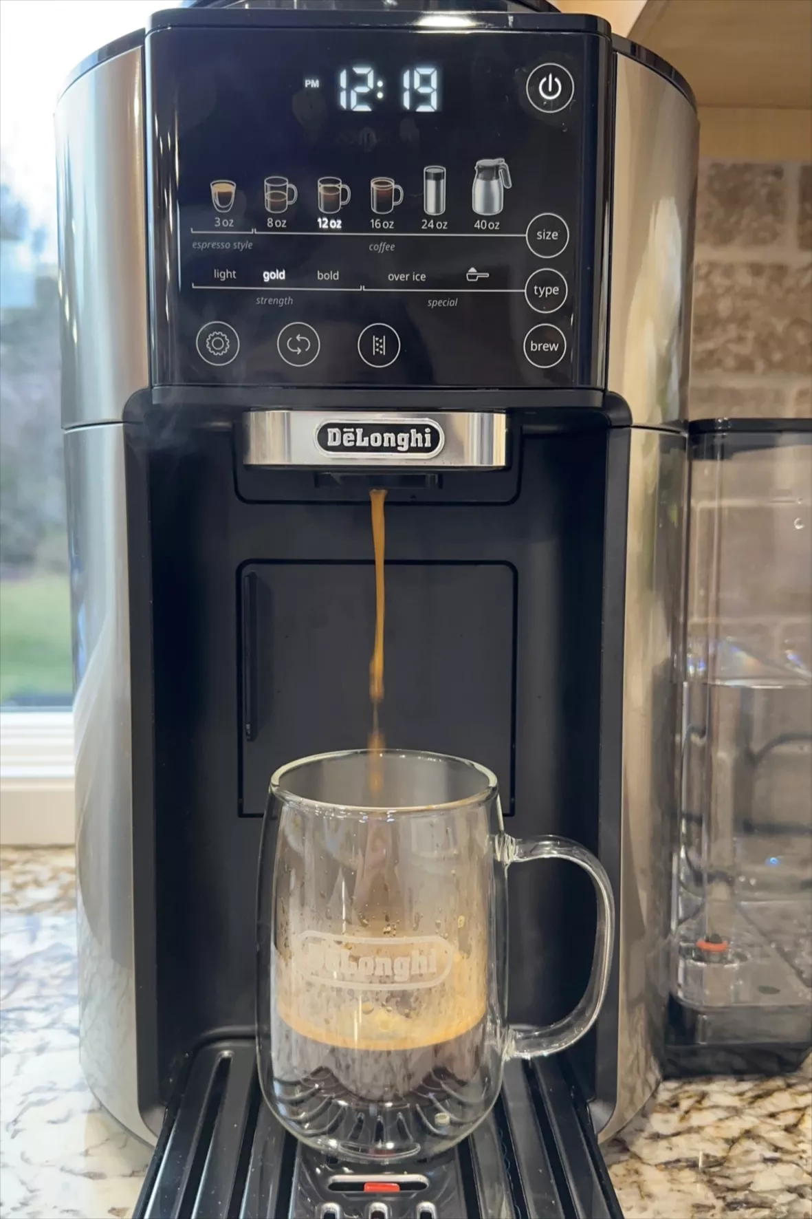 De'Longhi TrueBrew Drip Coffee Maker - Stainless/Black