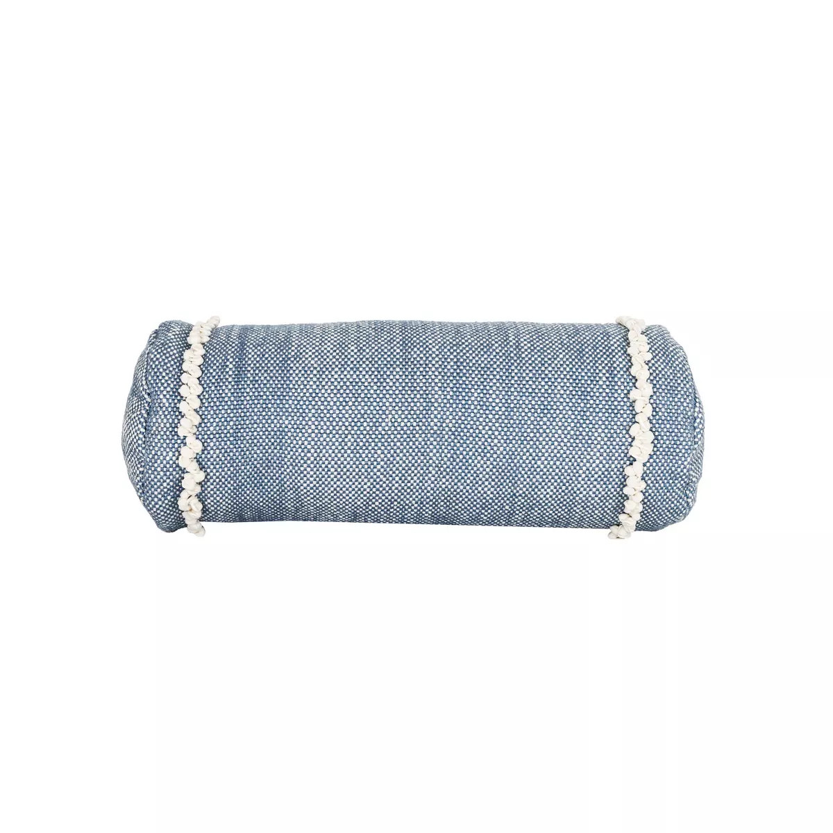 8" x 20" Waki Blue Bolster Filled Decorative Indoor/Outdoor Accent Throw Pillow | Target