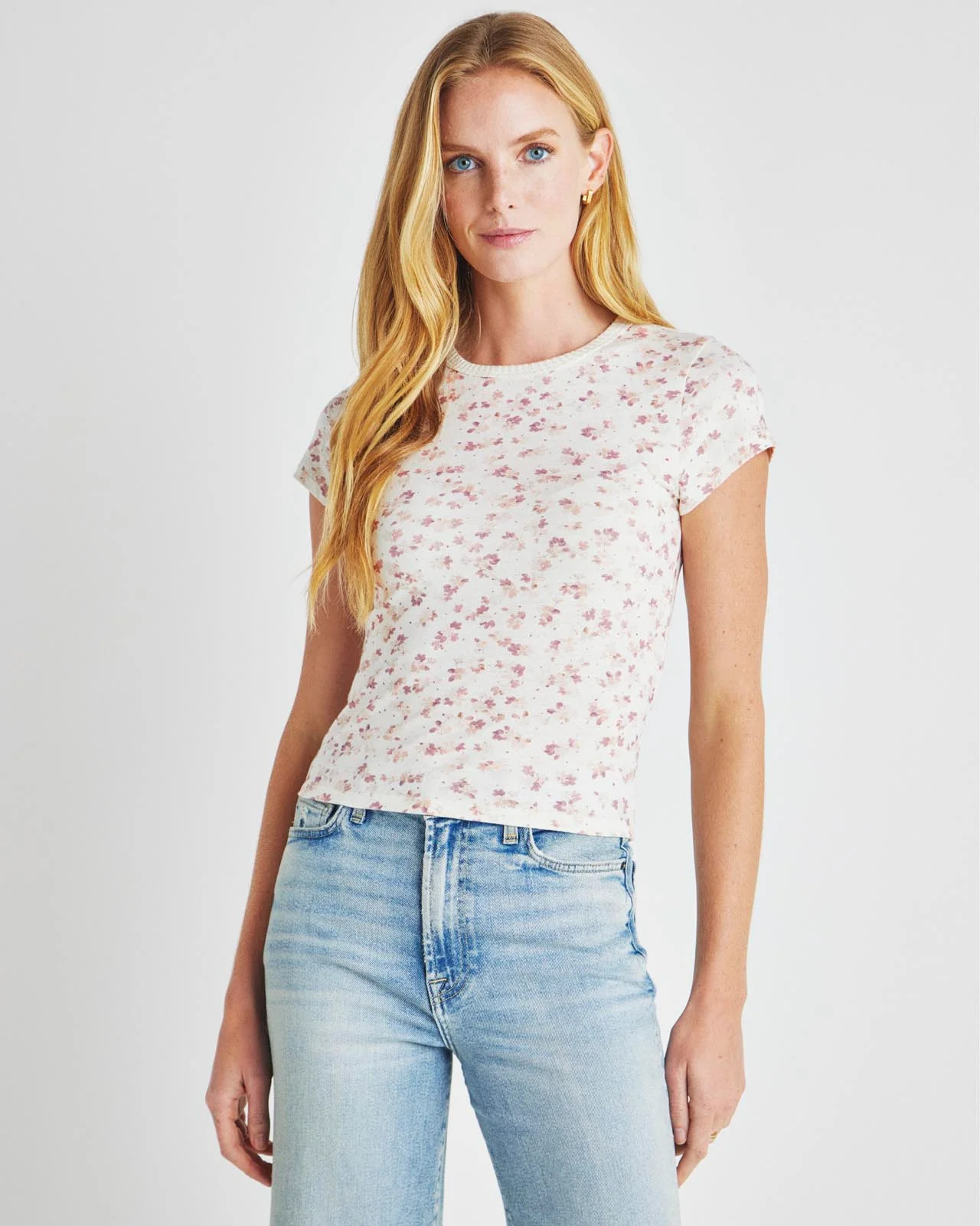 Candice Short Sleeve Crew Tee | Splendid