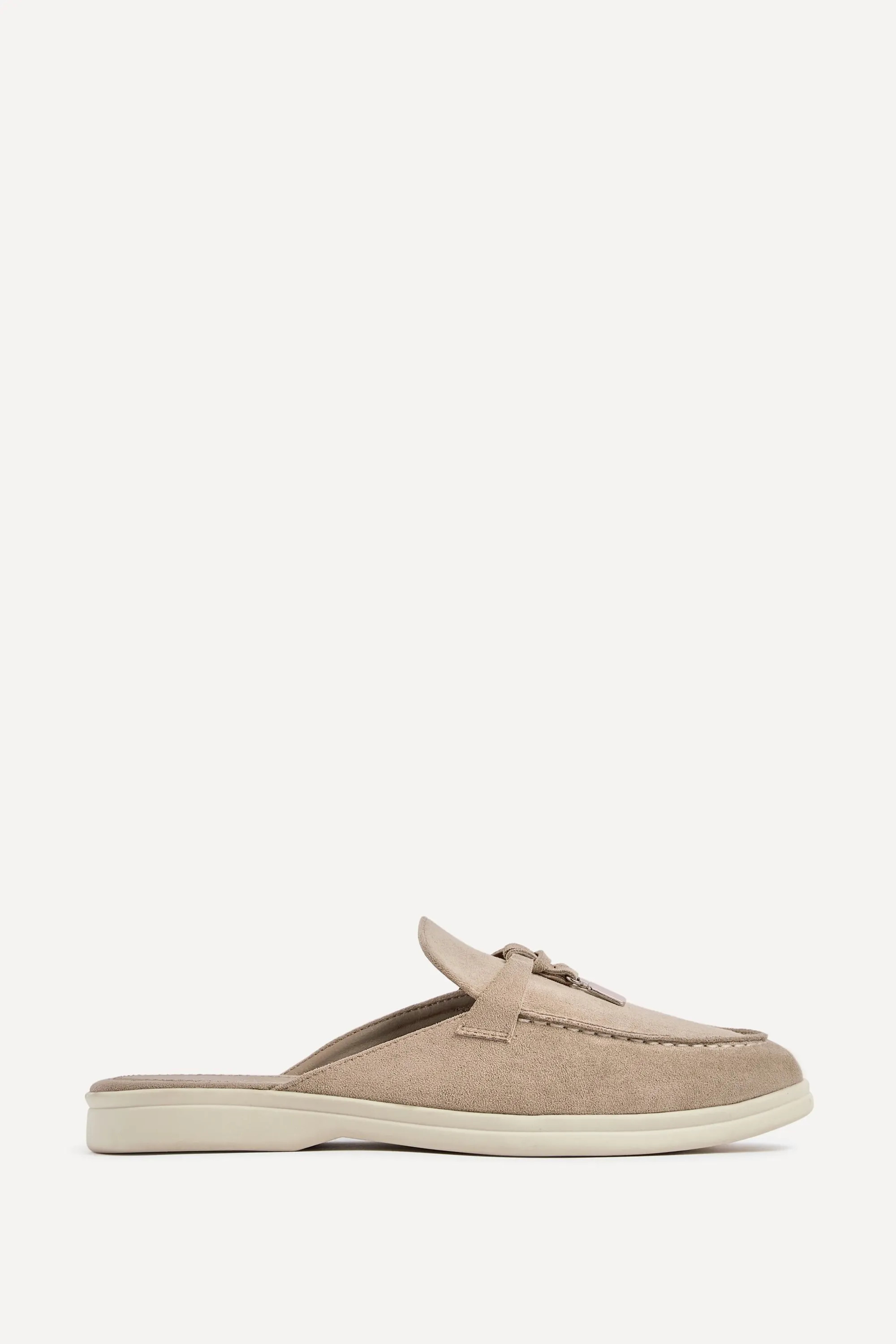 Tan Linzi Alix Mocha Faux Suede Slip On Mules | Debenhams | Debenhams UK