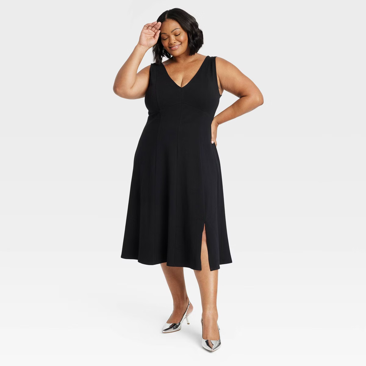Women's Midi Slit A-Line Dress - Ava & Viv™ | Target