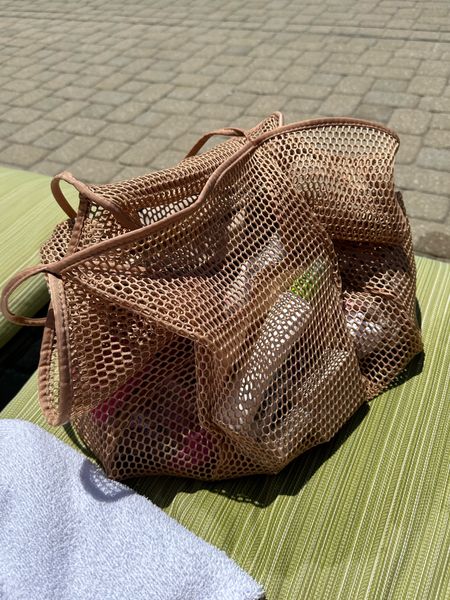 Pool bag & our favorite sunscreen 
Beach bag 

#LTKswim #LTKfamily