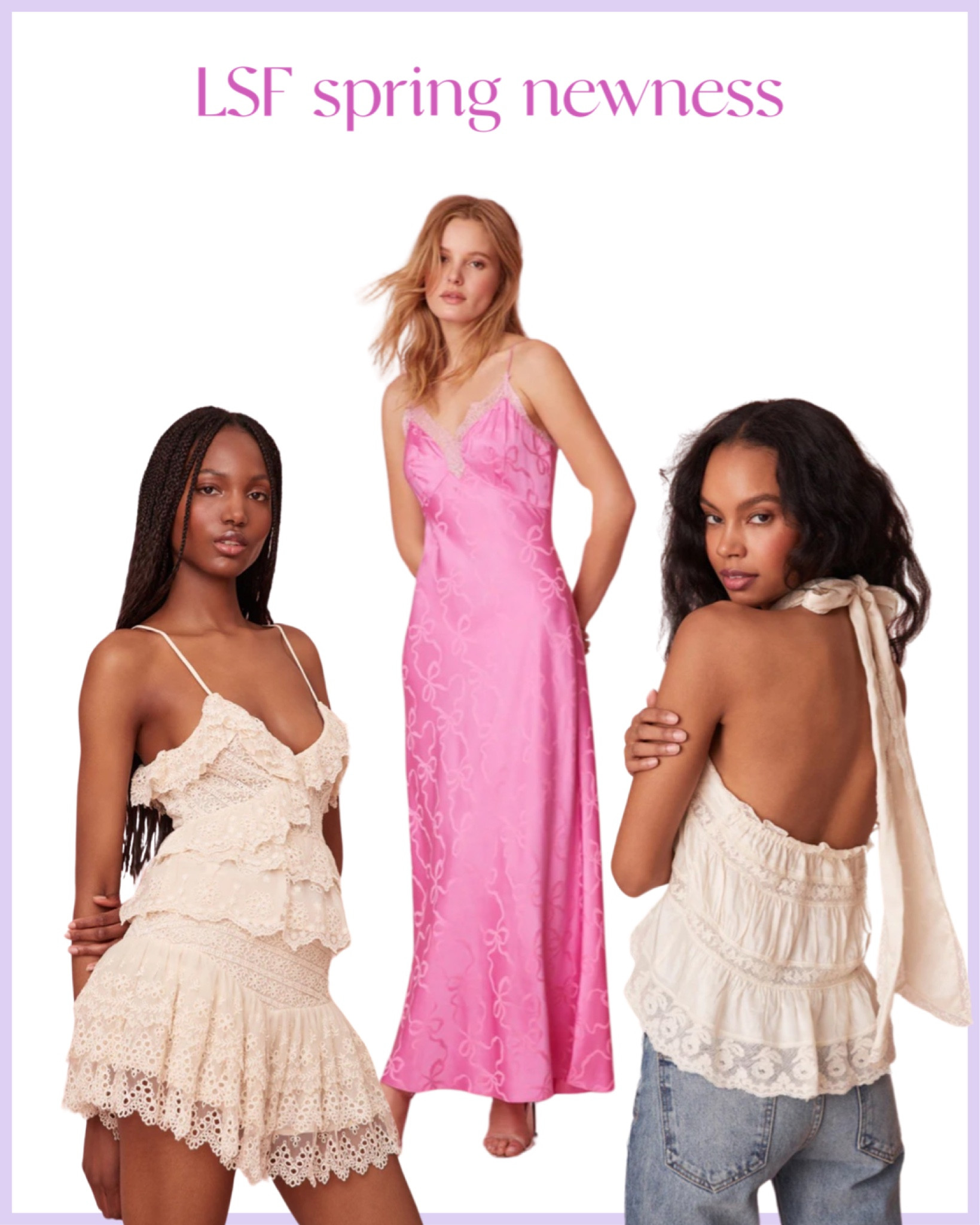 Hello lace and eyelet and ruffles!! Don’t forget bows 🎀 this is quintessential LSF and I love it all!! Loveshackfancy never falls flat

#LTKSeasonal #LTKstyletip #LTKwedding