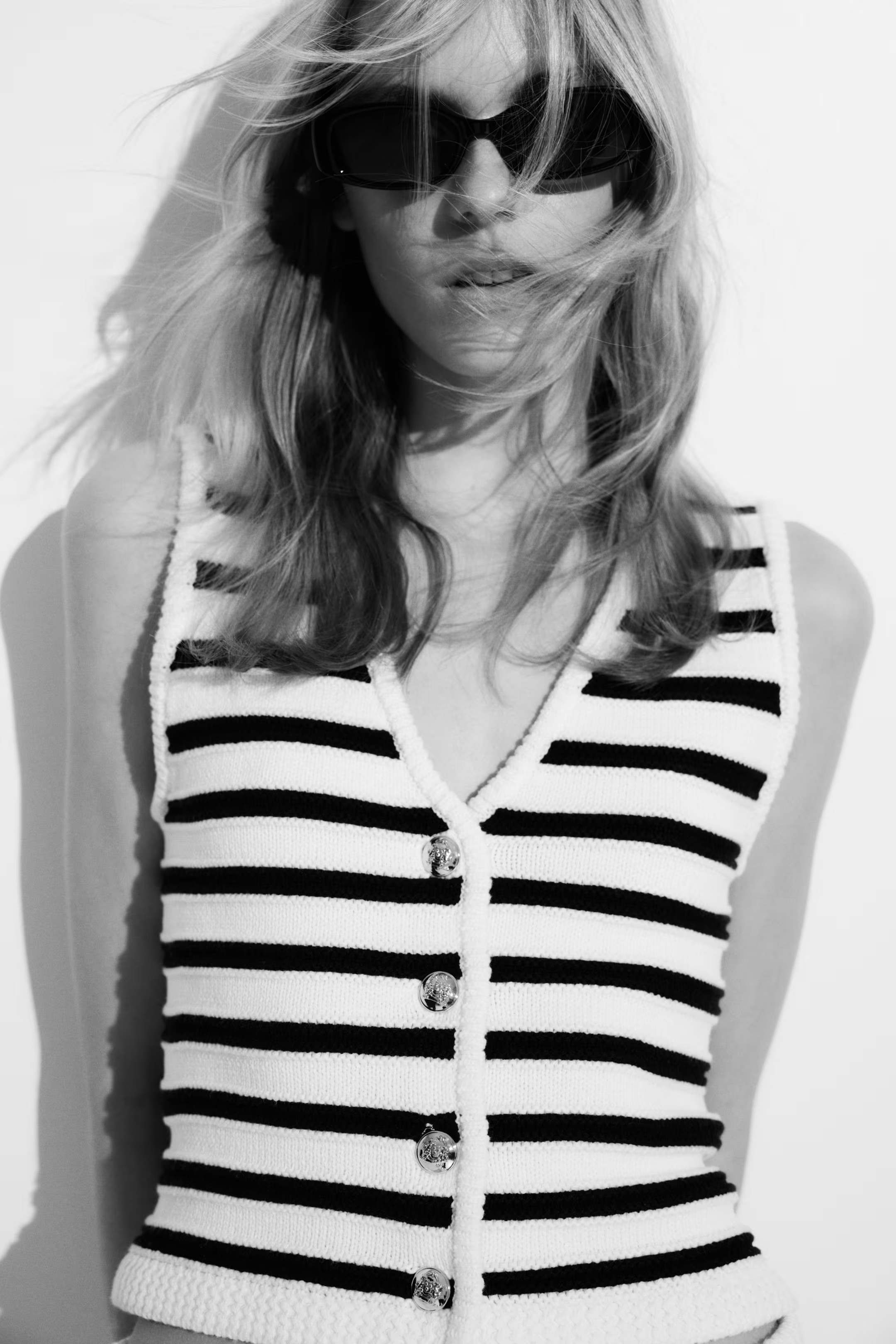 Button-Front Sweater Vest | H&M (US + CA)