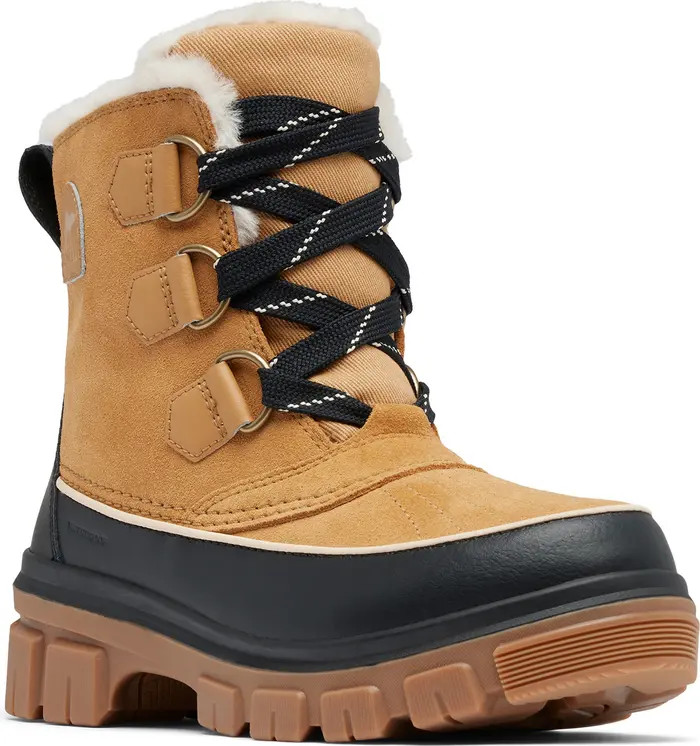Tivoli V Faux Fur Lined Waterproof Boot (Women) | Nordstrom
