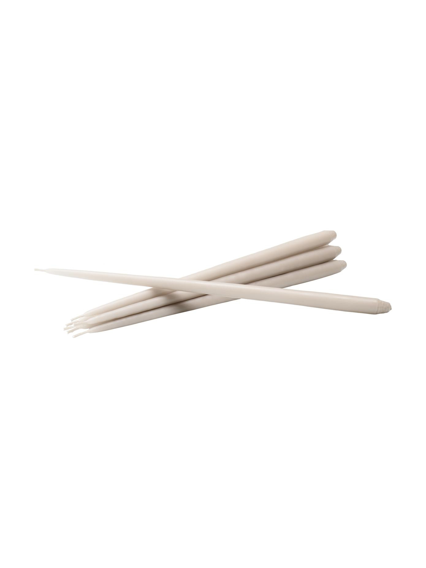 Dünne Stabkerzen Stoff Nagel in Beige, 6 Stück | WestwingNow EU