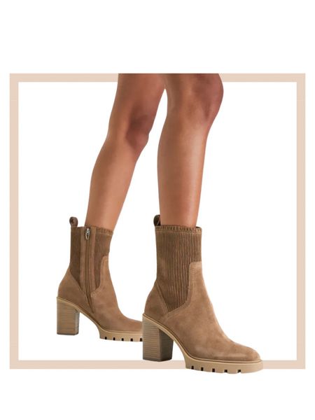 Taupe suede mid calf heeled boots

#LTKshoecrush #LTKfindsunder100 #LTKstyletip