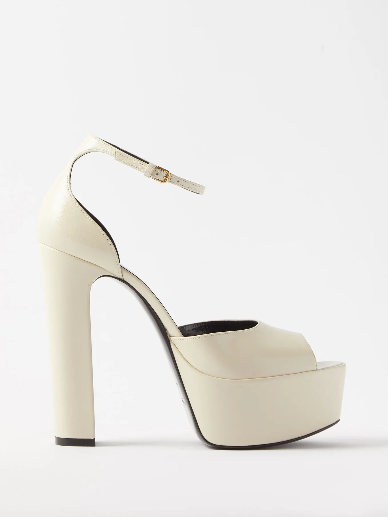 Jodie 95 leather platform sandals | Matches (US)