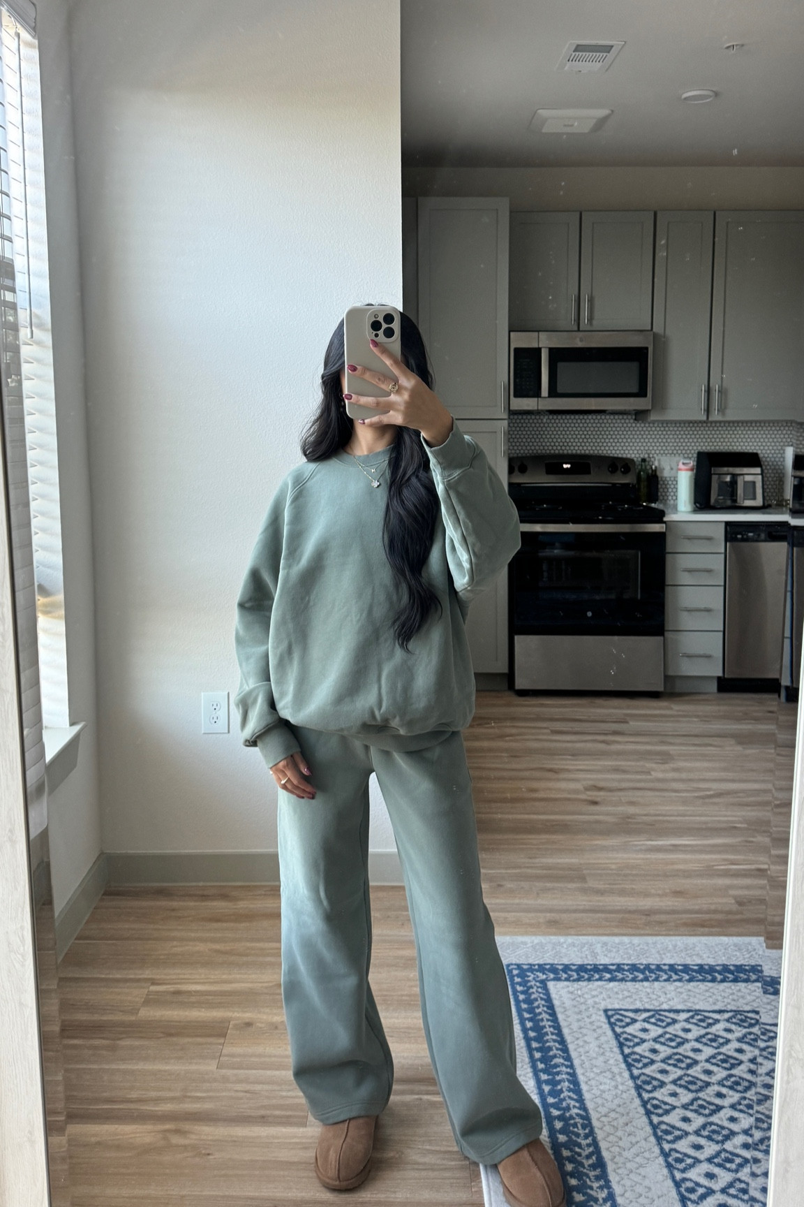 this color >>> 
wearing XS pants and S sweatshirt! 

#LTKGiftGuide #LTKStyleTip #LTKSeasonal