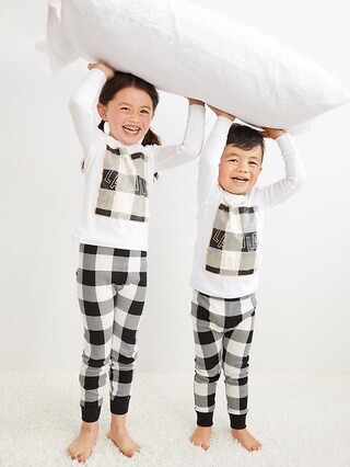 Matching Printed Snug-Fit Pajama Set for Toddler & Baby | Old Navy (US)