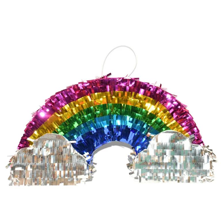 Way to Celebrate Party Foil Rainbow Character Pinata - 1 Piece/Pack - Walmart.com | Walmart (US)