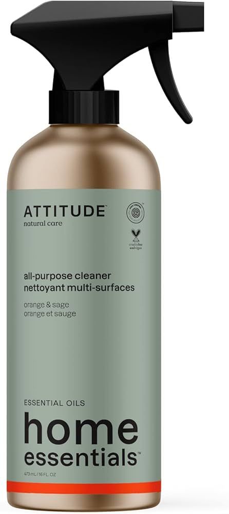 ATTITUDE Multi-Purpose Cleaner with Essential Oils, EWG Verified, Plant and Mineral-Based Ingredi... | Amazon (US)