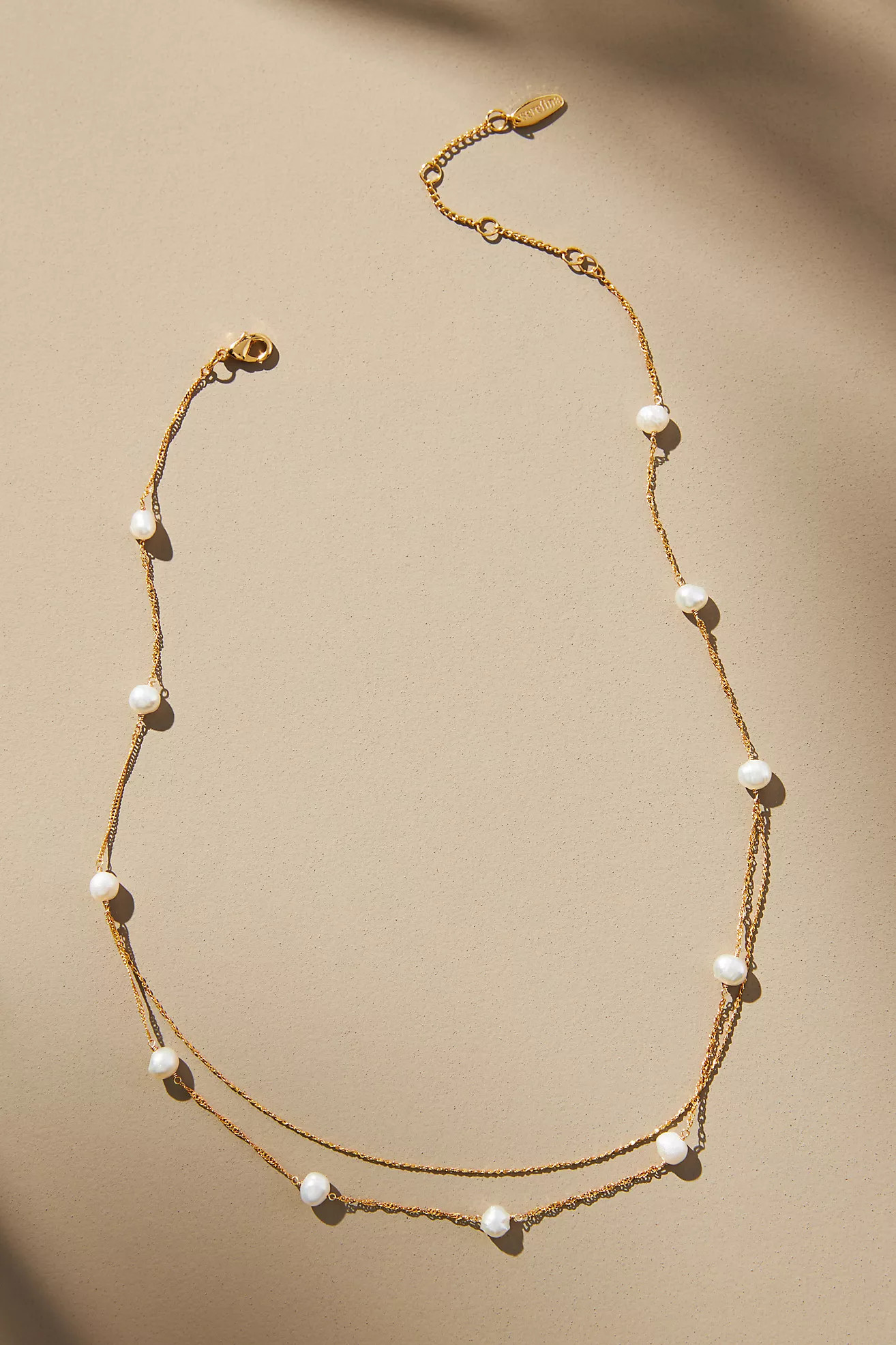 Pearl Station Necklace | Anthropologie (US)