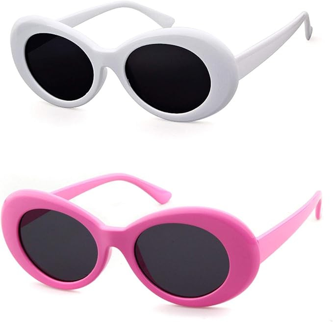 GIFIORE Clout Goggles Sunglasses Women Men Retro Oval Sunglasses Girls Boys Sunglasses | Amazon (US)