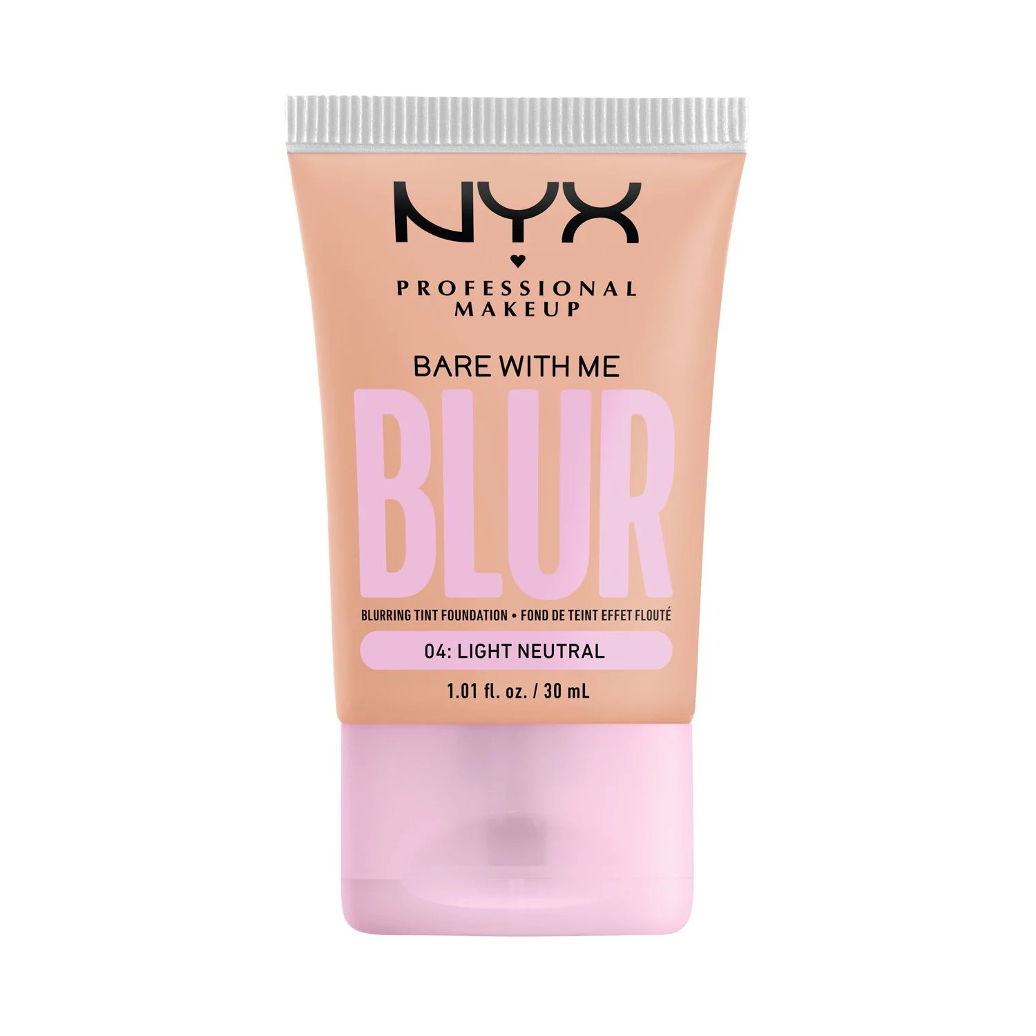 NYX Professional Makeup Bare with Me Blur Skin Tint Foundation, Medium Coverage, Light Neutral | Walmart (US)