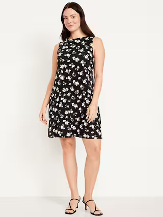 Sleeveless Mini Swing Dress | Old Navy (US)