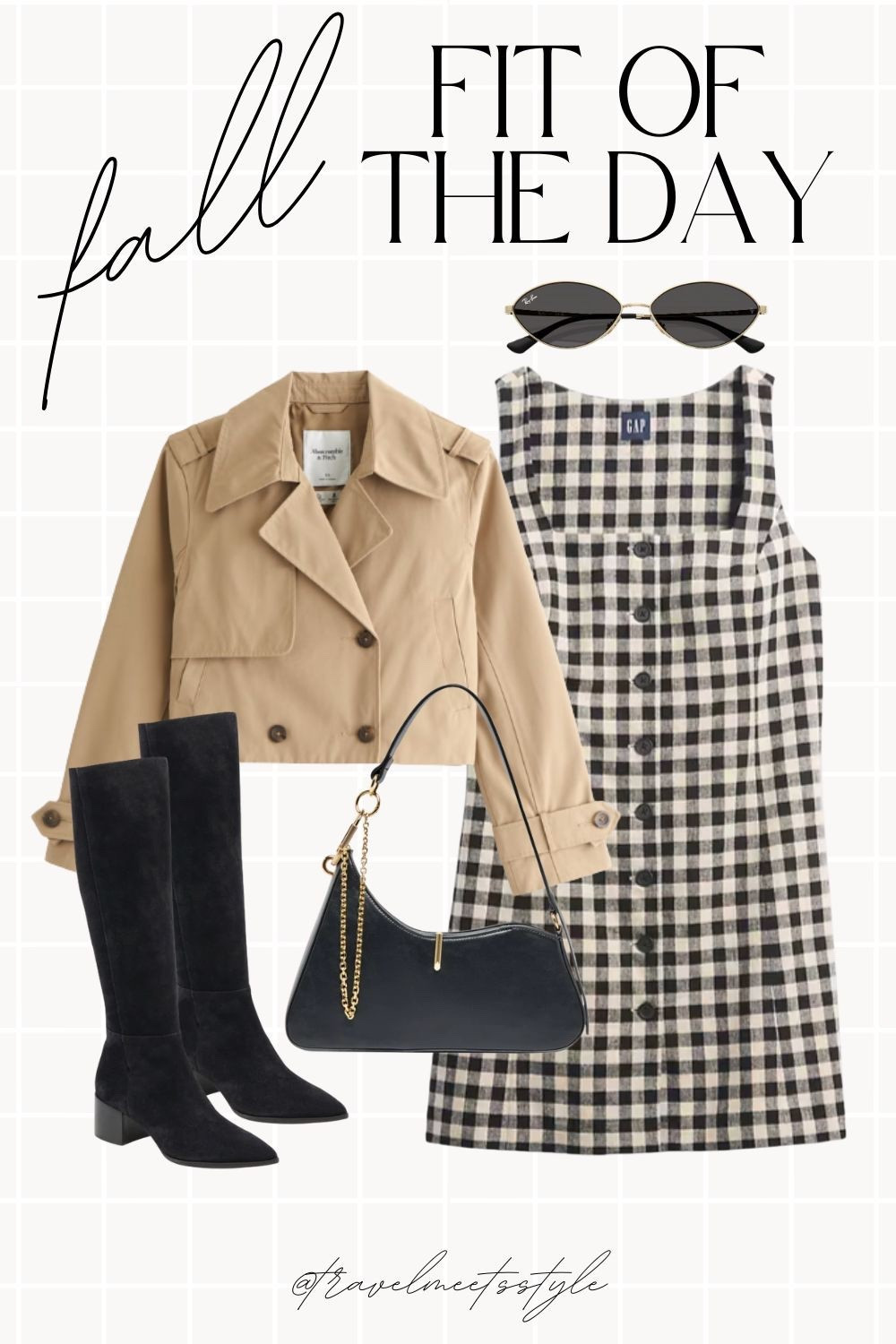 DAY 2 of fall fits im falling for rn 🍂 Gimme all things gingham for fall + so obsessed with this cropped trench coat 👏 Knee high boots + bag are Dolce Vita! 


Fall outfits, fall outfit ideas, fall capsule wardrobe 

#LTKStyleTip