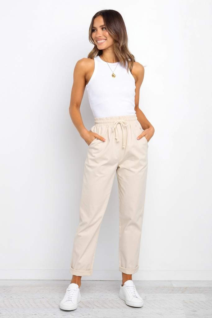 Barden Pant - Beige | Petal & Pup (US)