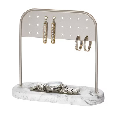 Dakota Earring Organizer White - iDESIGN | Target