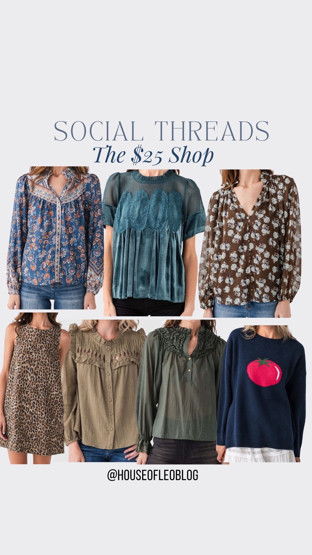 All of these pieces are $25 each at Social Threads

#LTKSaleAlert #LTKFindsUnder50