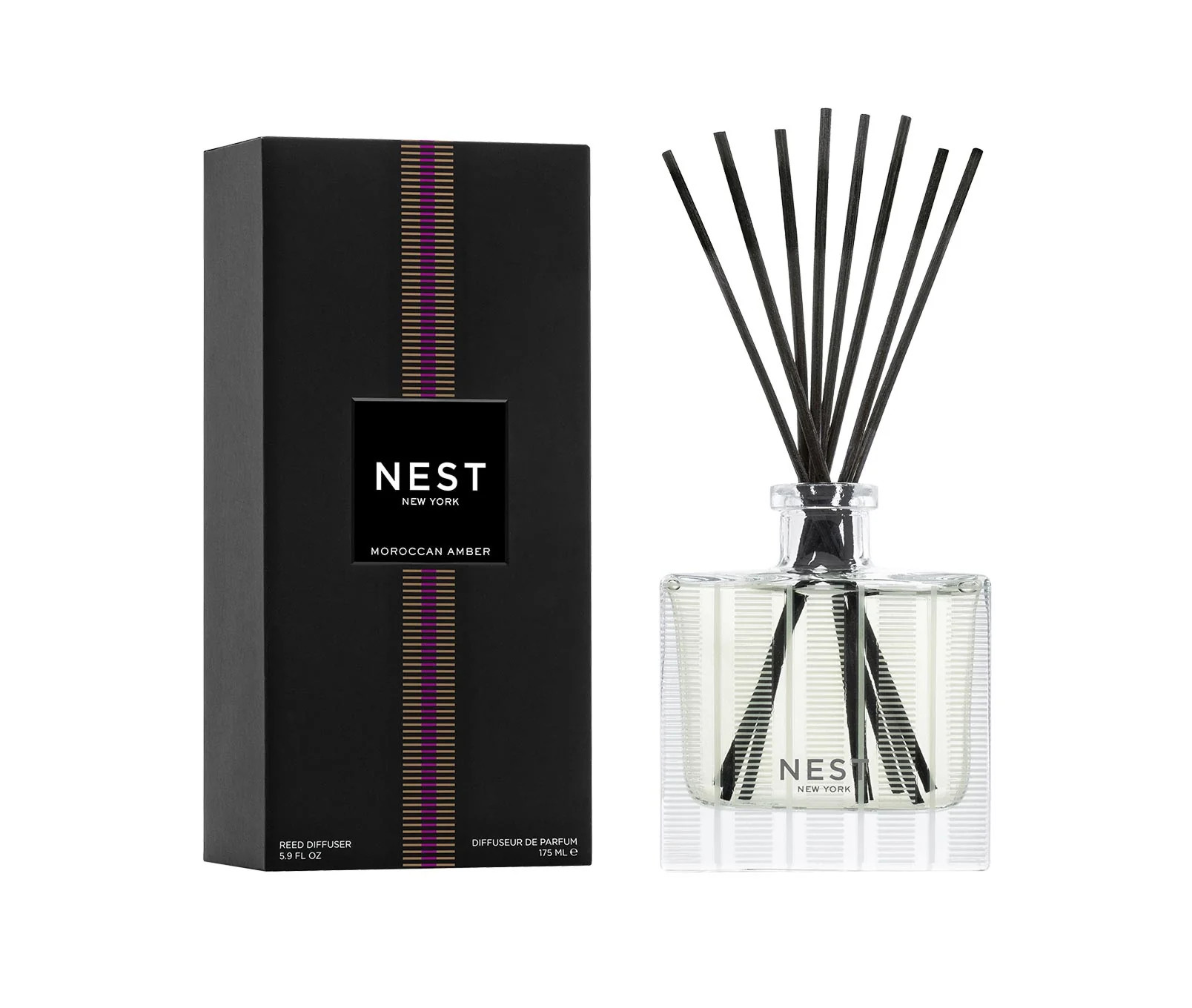 Moroccan Amber Reed Diffuser | NEST Fragrances