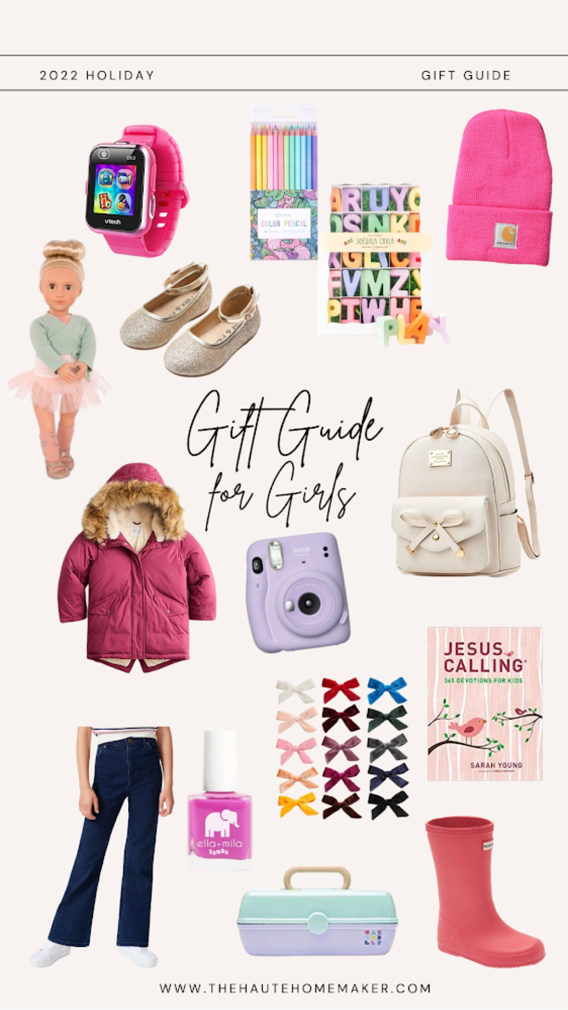 Gift guide for girls including J.Crew coat, ballet doll, Carhartt hat, and more! 

#LTKHoliday #LTKGiftGuide #LTKSeasonal