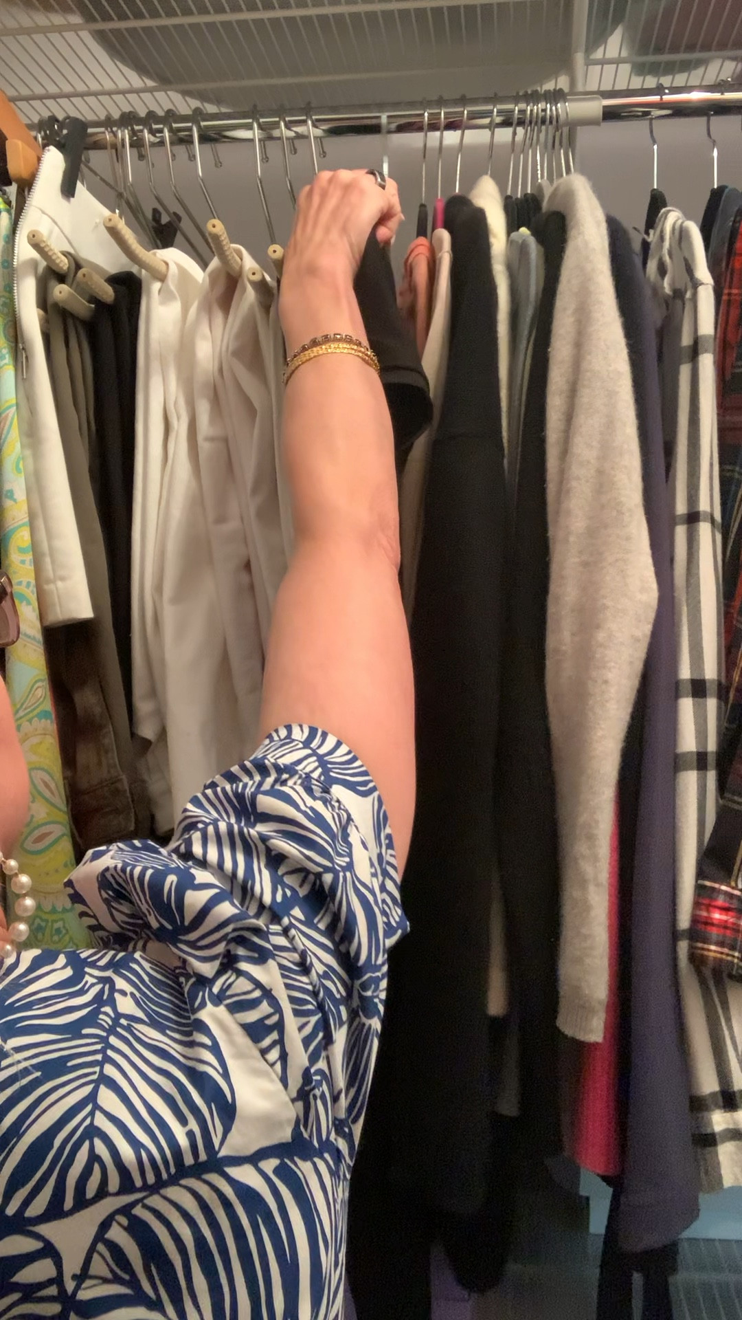 If you hang knits and hate how they stick to your velvet hangers, try slimline plastic ones  

#LTKhome #LTKmens #LTKSeasonal