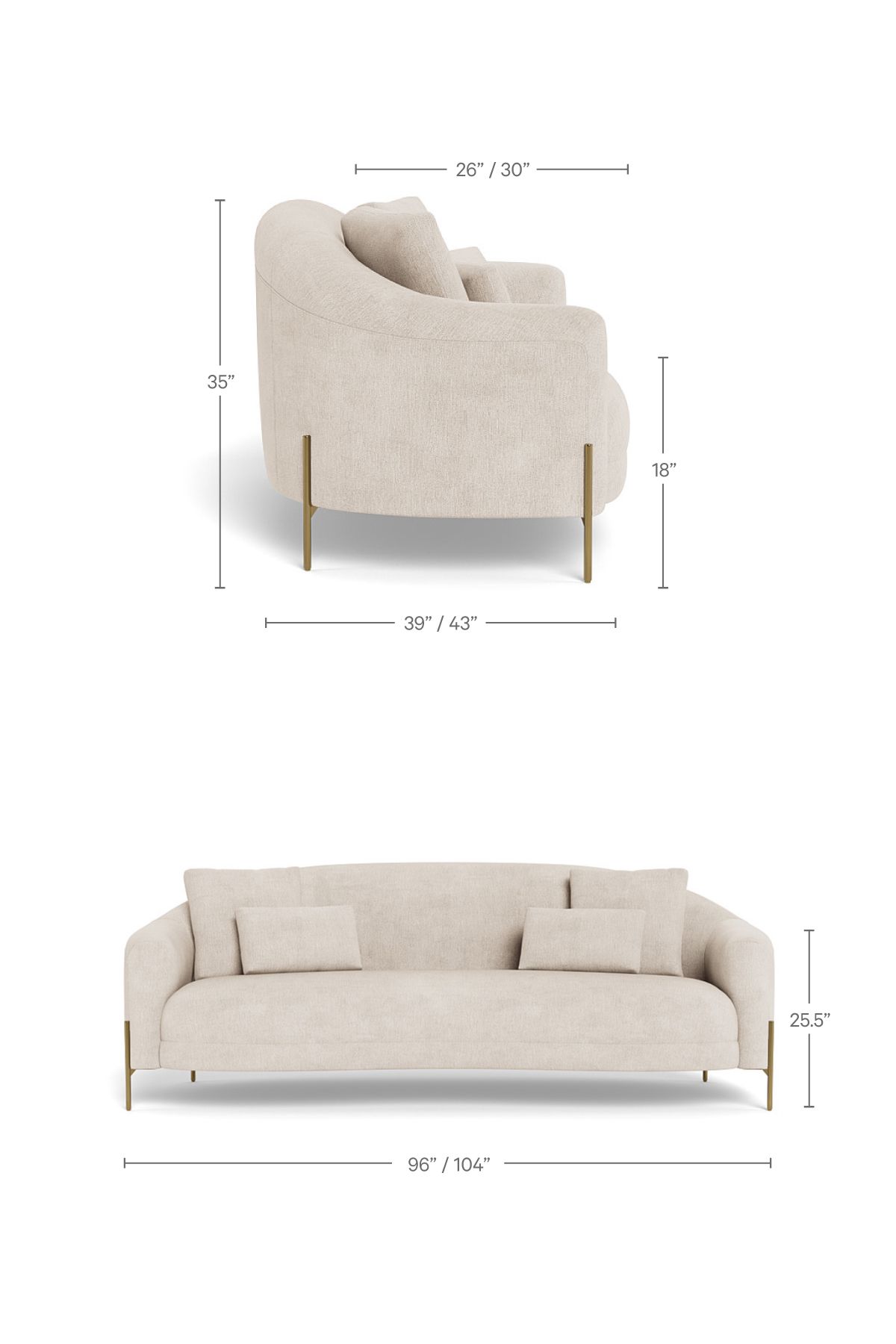 Fiona 3-Seat Sofa | Interior Define