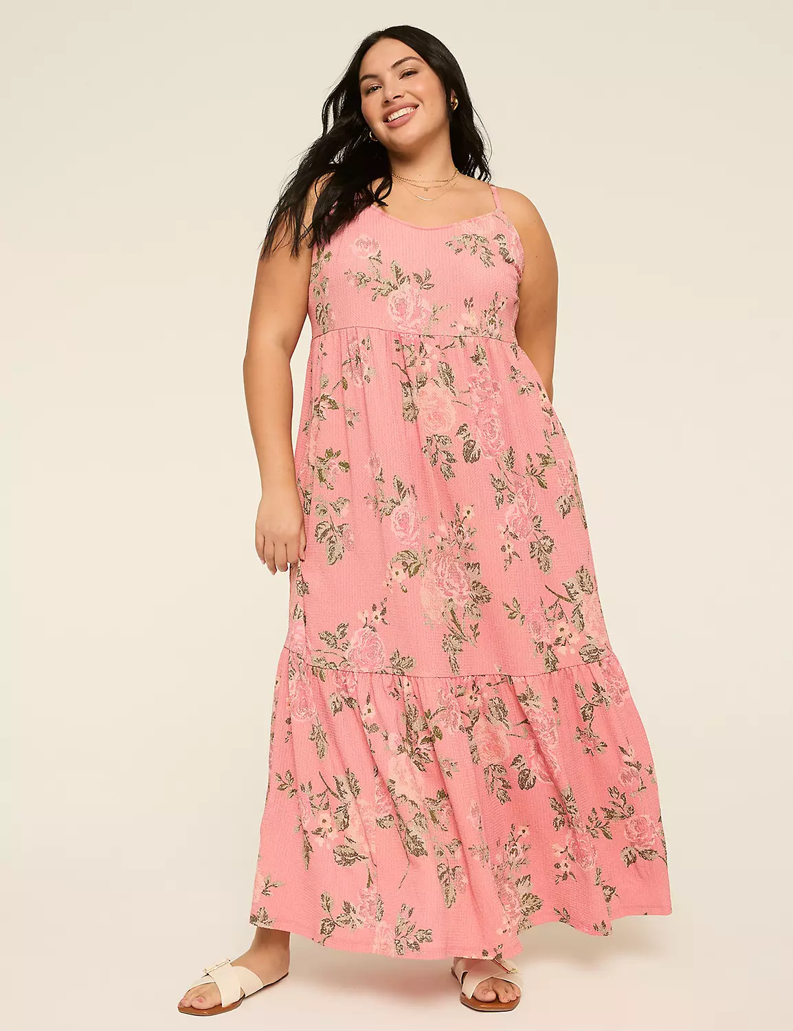Sleeveless Tiered Maxi Dress | Lane Bryant (US)