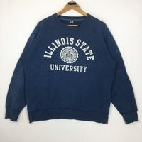 Vintage 90S Illinois State University Crewneck Sweatshirt - Size L | Etsy (US)