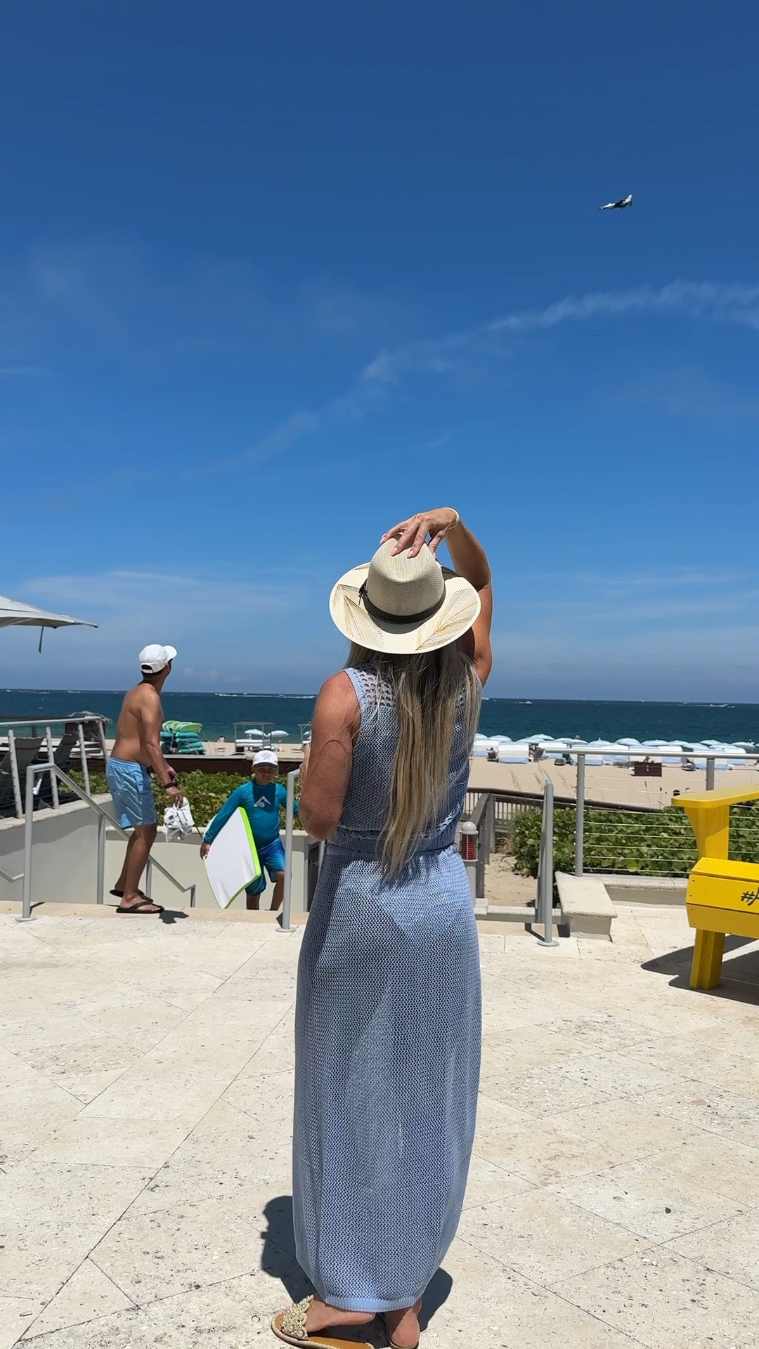 Watching blue angels this weekend from a resort on a beach. 

Wearing 2-piece vacation set from Amazon! Amazing quality coverup. It doesn’t take too much space so it’s easy to pack. 🙌
I received a lot of compliments on my outfit from many women staying at the resort. Wearing size M but size S would be better. I want it in all the color now! 


Bikini coverup, Vacation outfit, matching set, summer outfit, beach outfit, pool outfit, resort outfit.