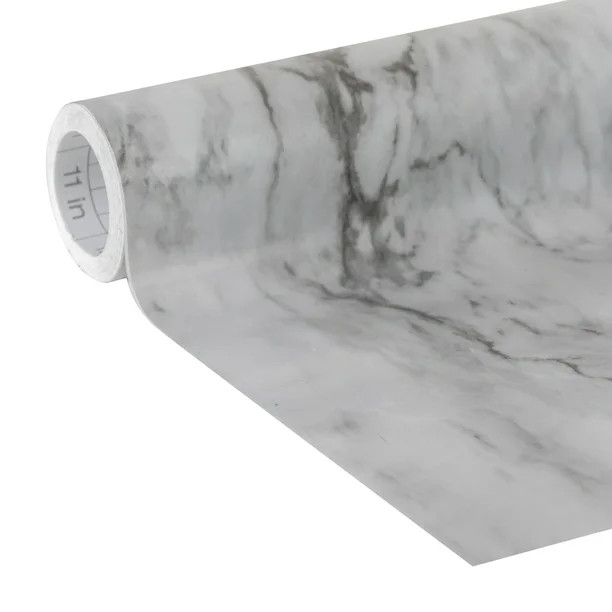 EasyLiner Adhesive Laminate 20 In. x 15 Ft. Shelf Liner, Gray Marble | Walmart (US)