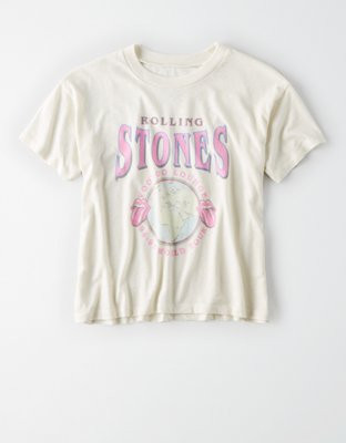 AE Neon Rolling Stones Graphic T-Shirt | American Eagle Outfitters (US & CA)