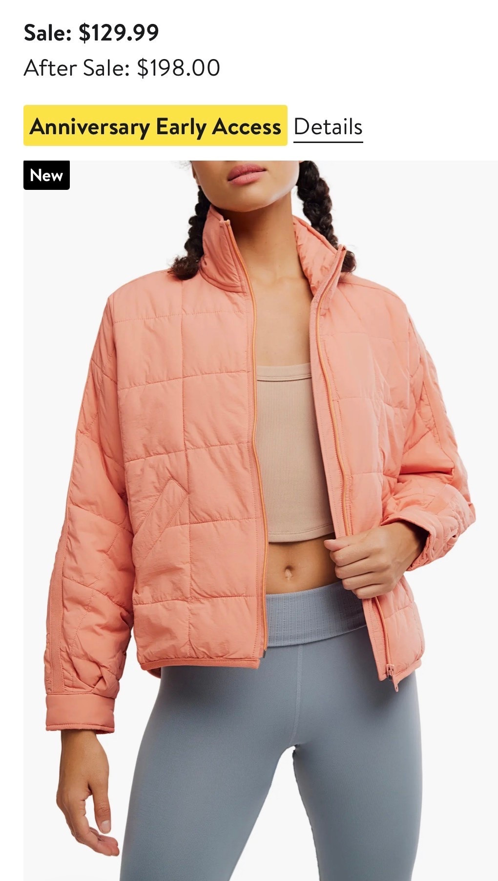 Free people jacket on sale for $125 during the anniversary sale then goes back to $198

#LTKActive #LTKSaleAlert #LTKSeasonal