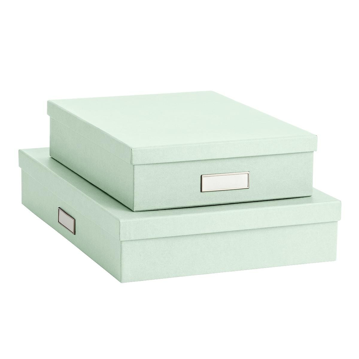 Bigso Mint Stockholm Office Storage Boxes | The Container Store