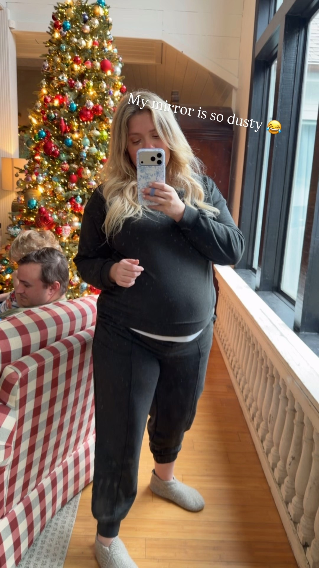 Pregnancy OOTD! I say it’s true to size. The pants are stretchy and perfect for the holiday season. The entire jogger set is under $20 

#LTKBump #LTKmomlife #LTKFindsUnder50
