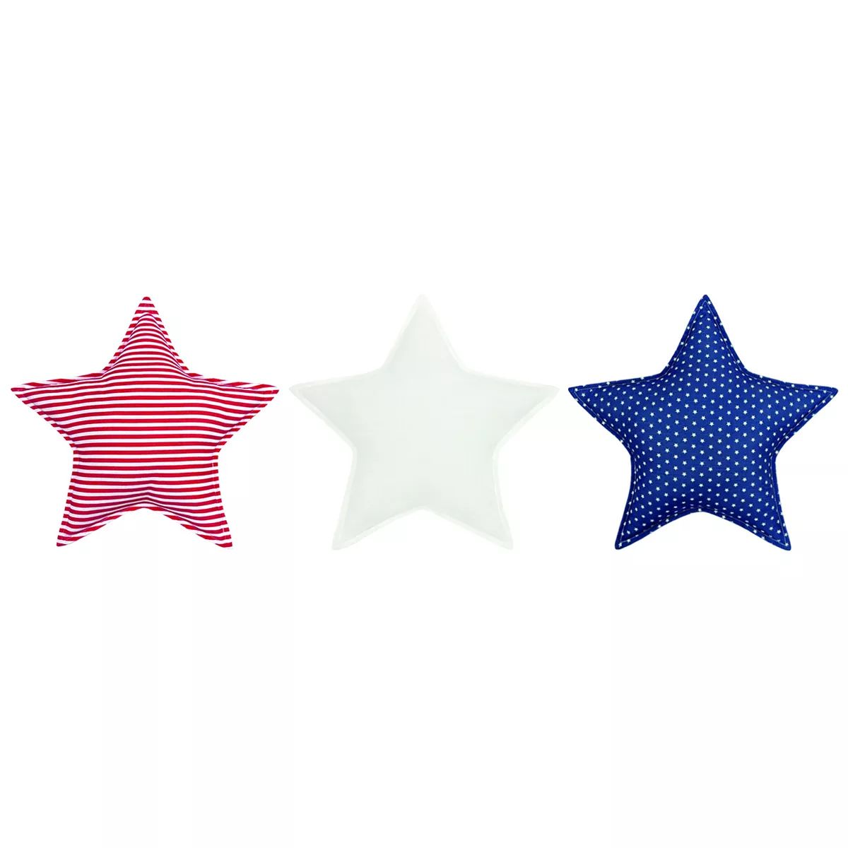 Americana Star-Shaped 3-pack Throw Pillow Set | Kohl's