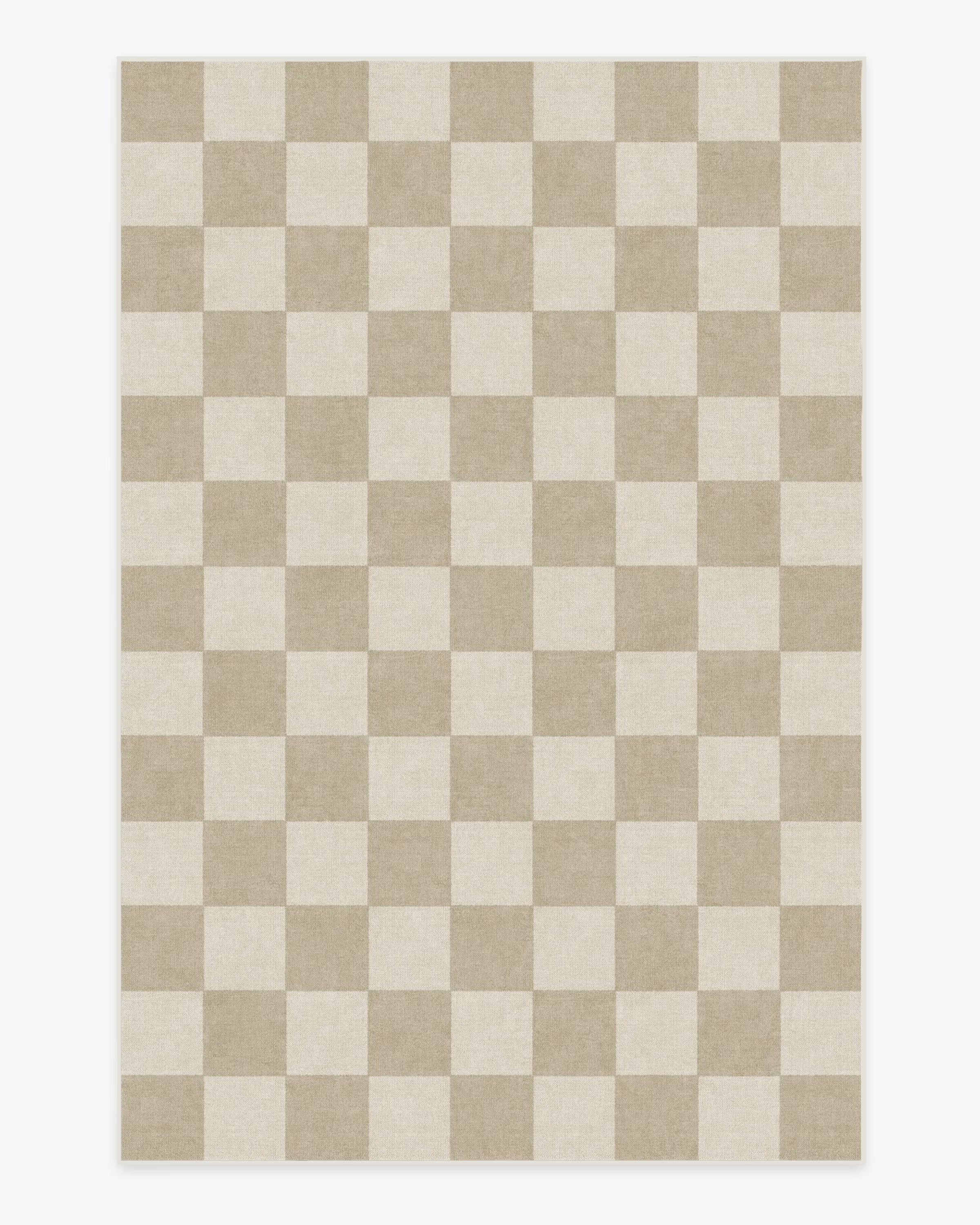 Jaque Checkered Stone Rug | Ruggable