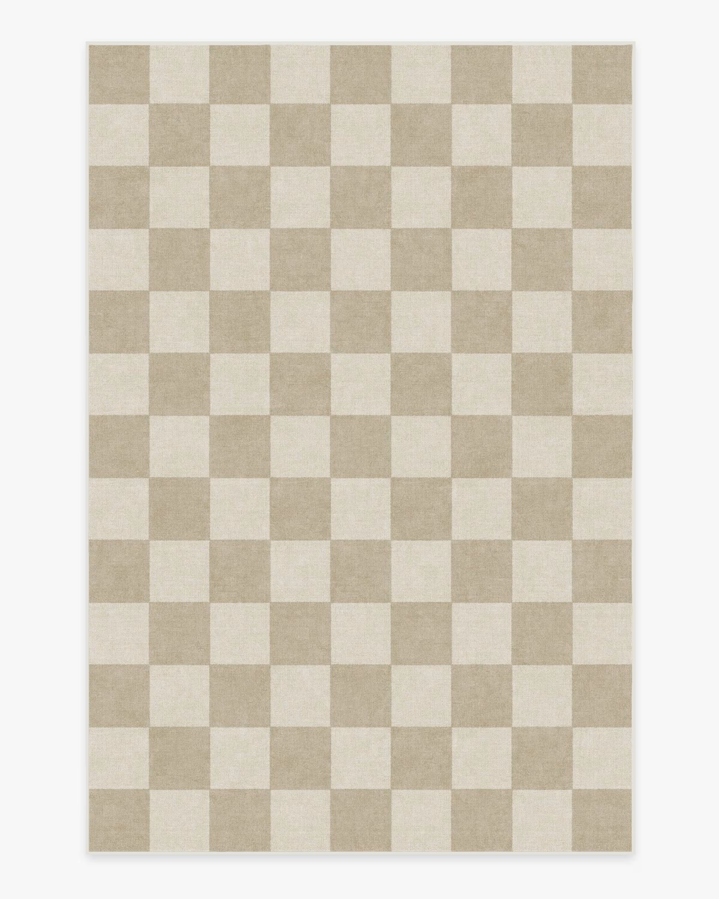 Jaque Checkered Stone Rug | Ruggable | Ruggable