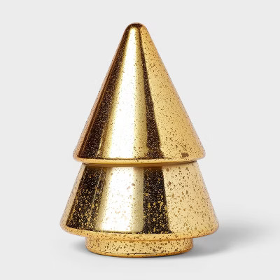 Figural Glass Tree Holiday Hearth Candle 12oz - Threshold™ | Target