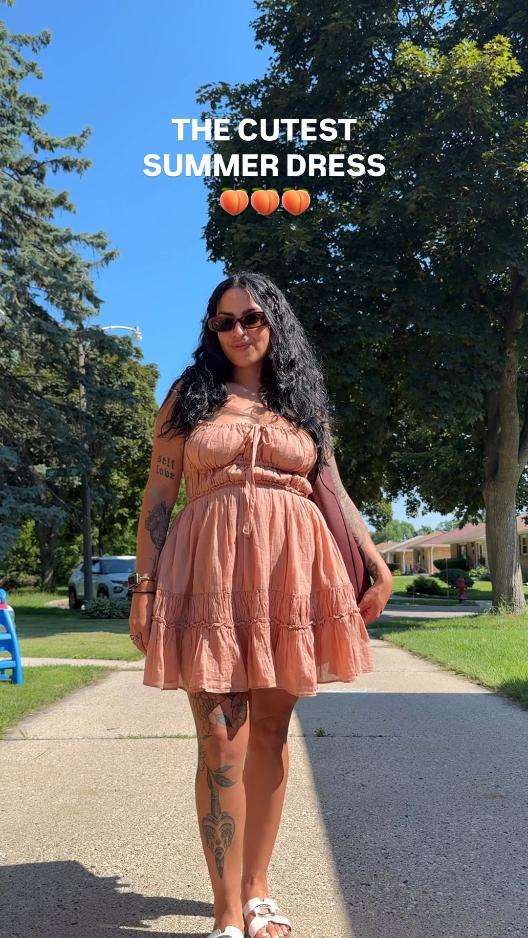 I have this free people dress in this peach color and black. Both are so comfy, cute AND they have pockets. Definitely worth the hype, esp for summer as a midsize girly ❤️

#LTKMidsize #LTKSeasonal #LTKPetite