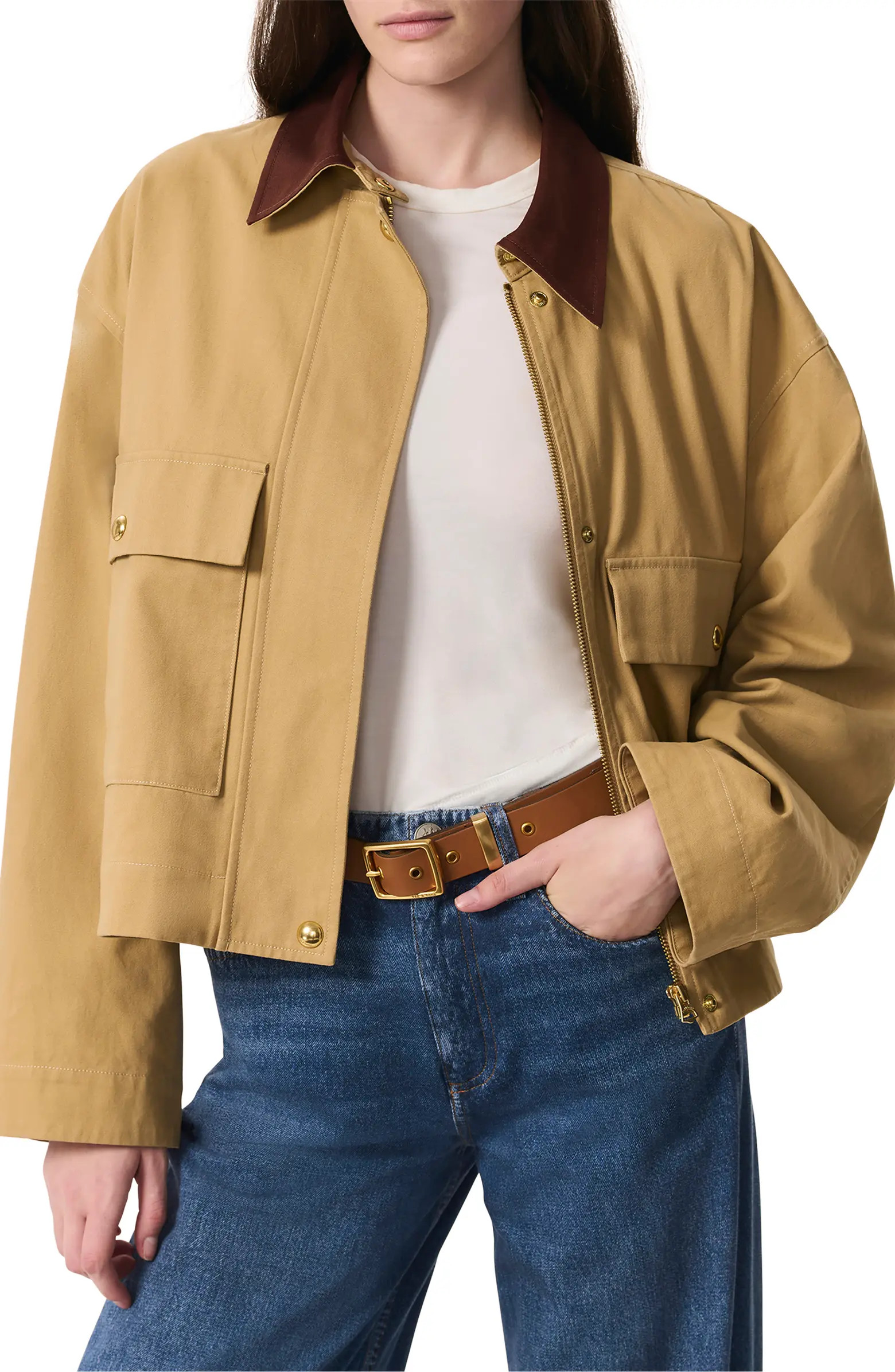 rag & bone Nonie Cotton Jacket with Removable Lining | Nordstrom | Nordstrom