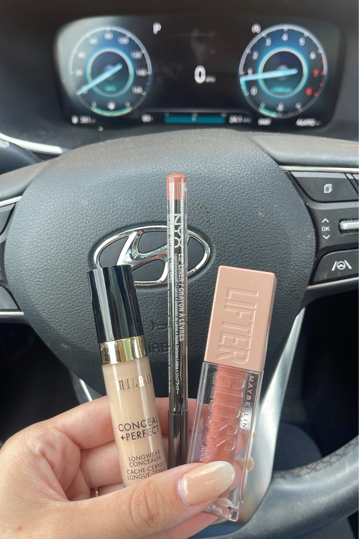 concealer shade 115 light nude
gloss shade  stone 
lip liner shade natural 

#LTKFind #LTKunder50 #LTKbeauty