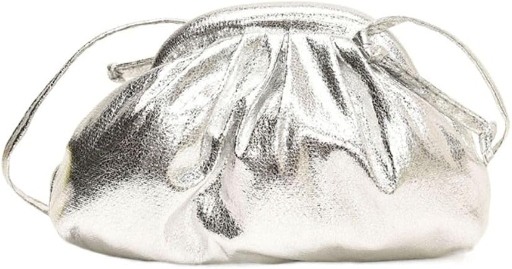 Fashion Leather Crossbody Bag Women Simple Pleated Shell Bag Party Dinner Bag Shoulder Bag Cute C... | Amazon (CA)