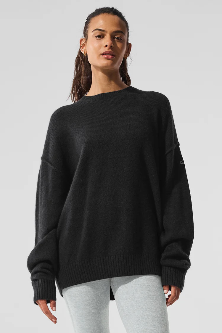 Unisex Wool Cashmere New Class Crewneck Sweater | Alo Yoga