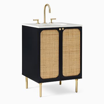 Ida Woven Single Bathroom Vanity (32") | West Elm (US)