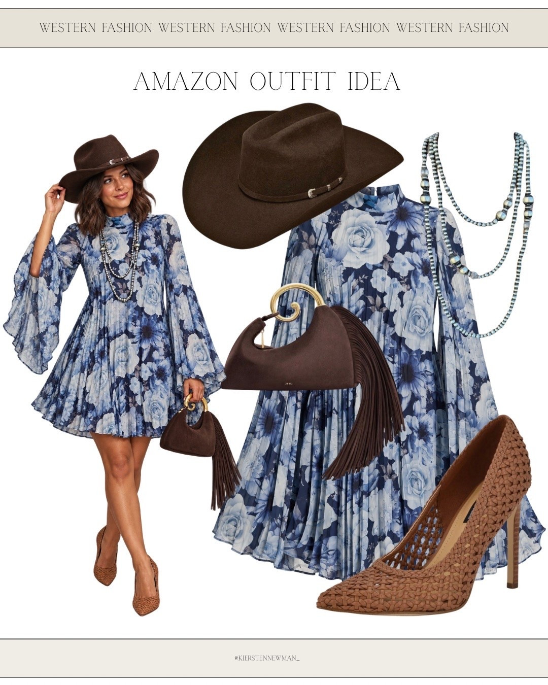 A cute western look doesn’t have to be complicated. Add boots and denim, and you’re ready to go.
    #WesternOutfitIdeas #AmazonStyle #CowgirlFashion #WesternWear #BootsAndDenim