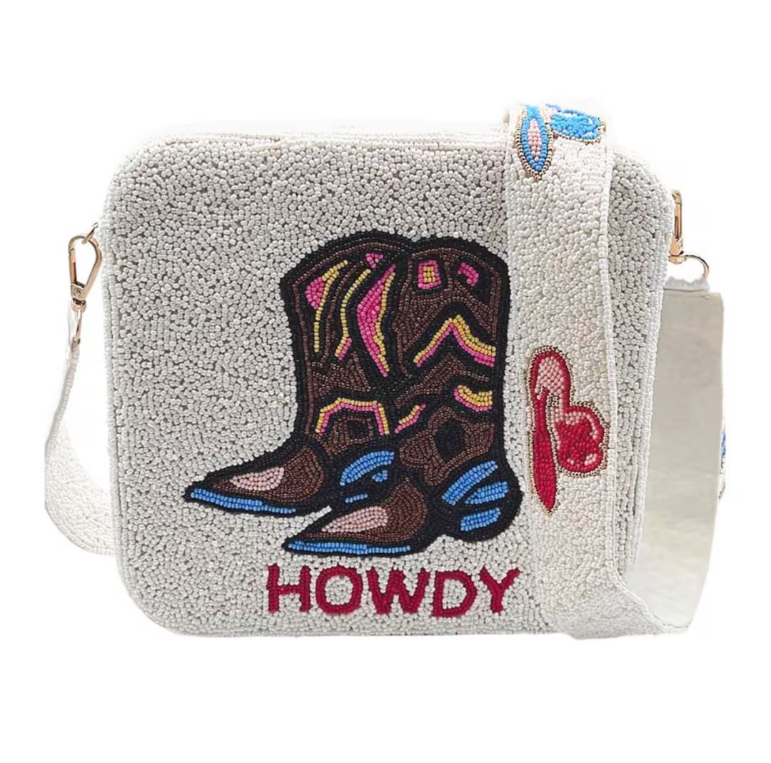 New HOWDY Stars Box Bag/howdy Boot Box Bag/seed Bead Box Bag - Etsy | Etsy (US)