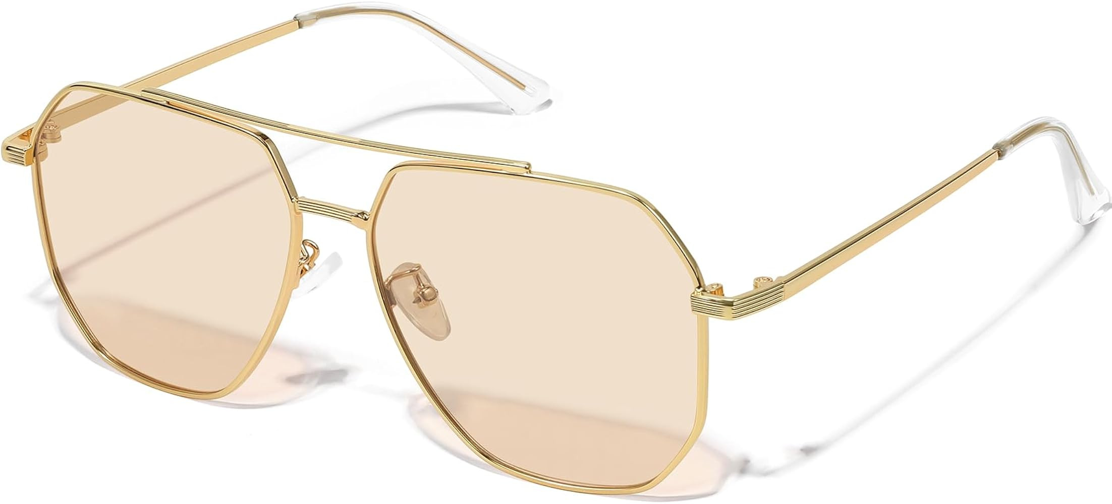 MEETSUN Retro Oversized Aviator Sunglasses for Women Men Polarized Large Vintage Classic Square M... | Amazon (US)