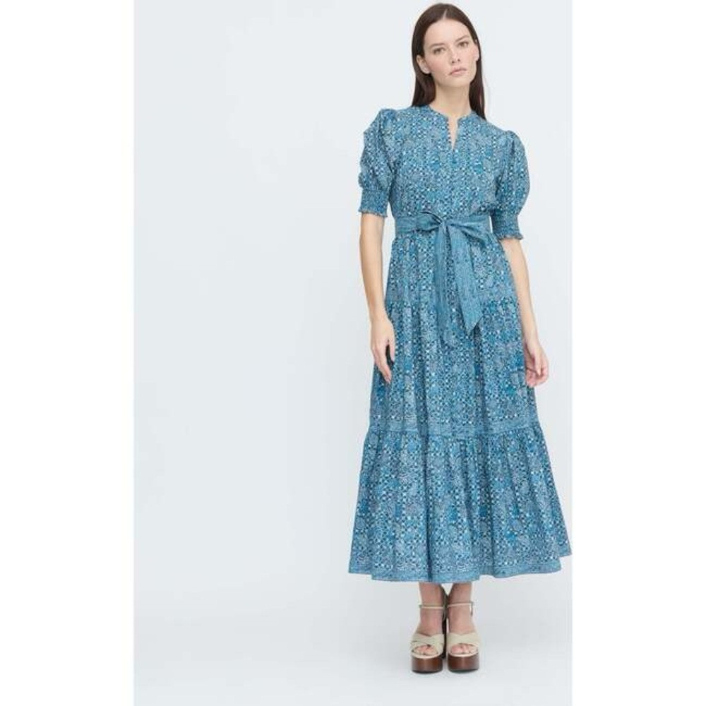 Hill House Yara Navy Calico XS | Poshmark